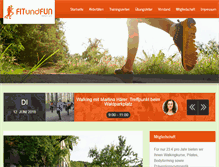 Tablet Screenshot of fitundfun-niefern.com